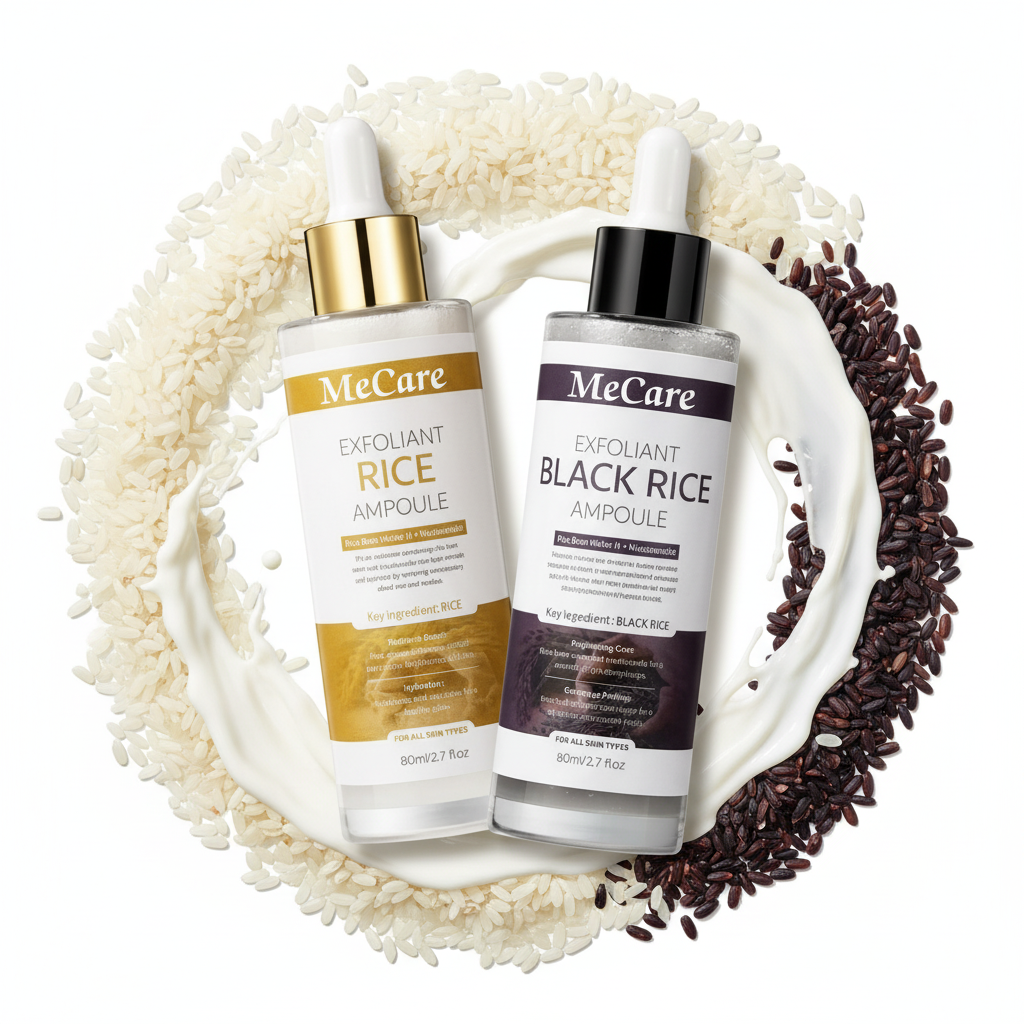 MeCare Rice Peel Ampoule Duo (White + Black)
