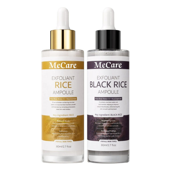 MeCare Rice Peel Ampoule Duo (White + Black)