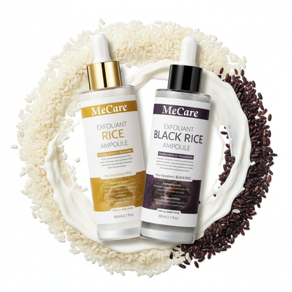 MeCare Rice Peel Ampoule Duo (White + Black)